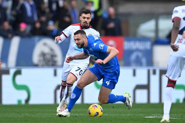 Empoli vs Cagliari, 20h00 ngày 06/04