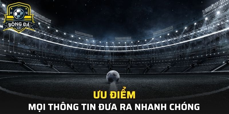 Ưu điểm mọi thông tin đưa ra nhanh chóng